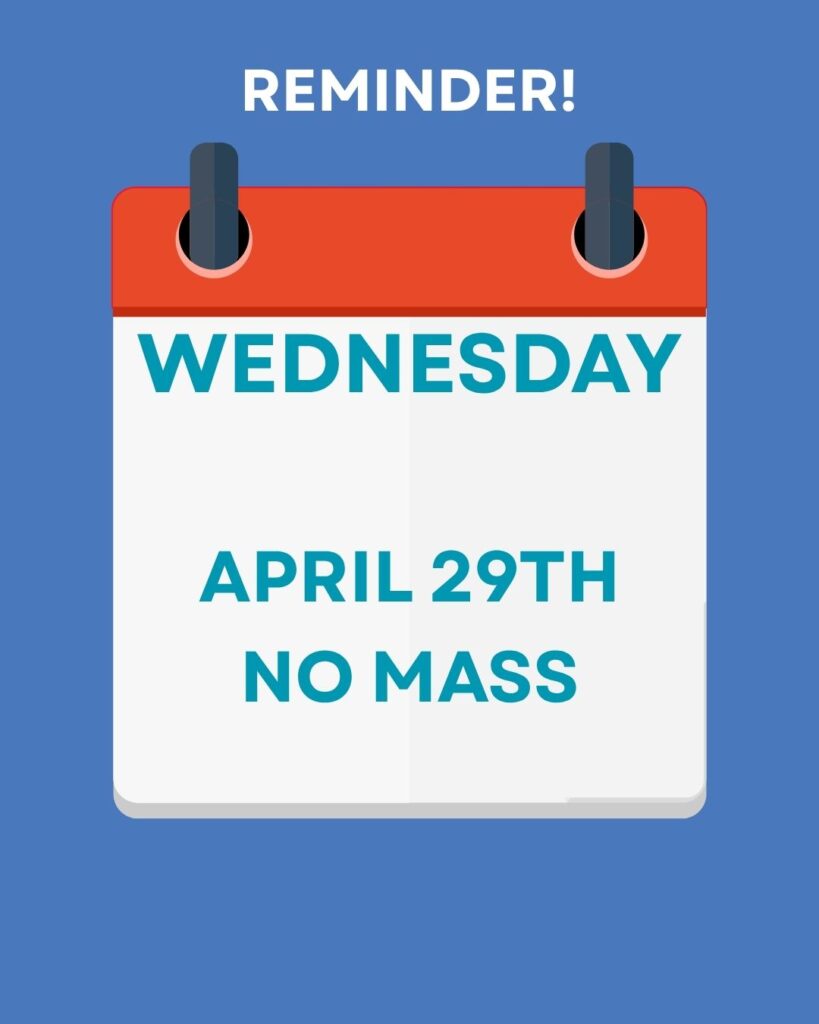 No Mass Wednesday