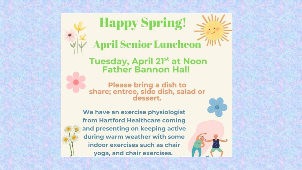 April Senior Luncheon